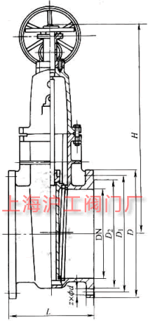 Z45T-10��Z45T-16Q �Ͱ��UШʽ���l���l�y��Ҫ���μ��Y���ߴ�ʾ��D
